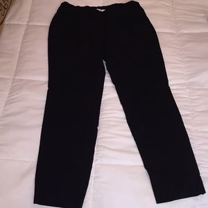 black slim fit Van Heusen ankle pants